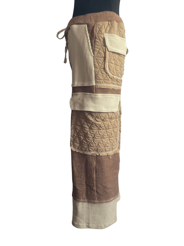 Cream/Latte Relaxed Stitch Pant