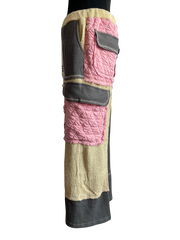 Blush/Cream Relaxed Stitch Pant