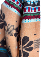 Vibrant Multi-Color Patterned Sweater