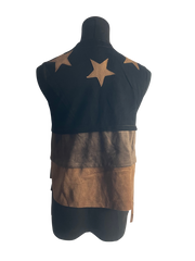 Mocha Trendy Fringe Vest