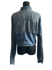 Silver Studded Fringe Shirt