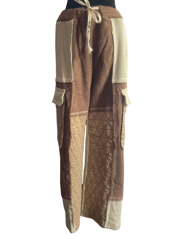 Cream/Latte Relaxed Stitch Pant