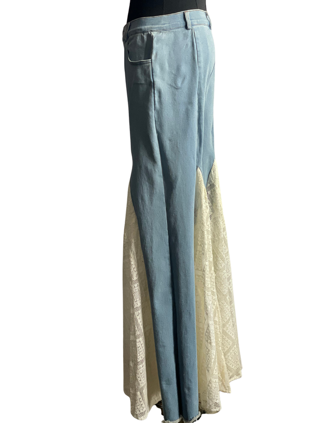 Lace Wide Leg Pant
