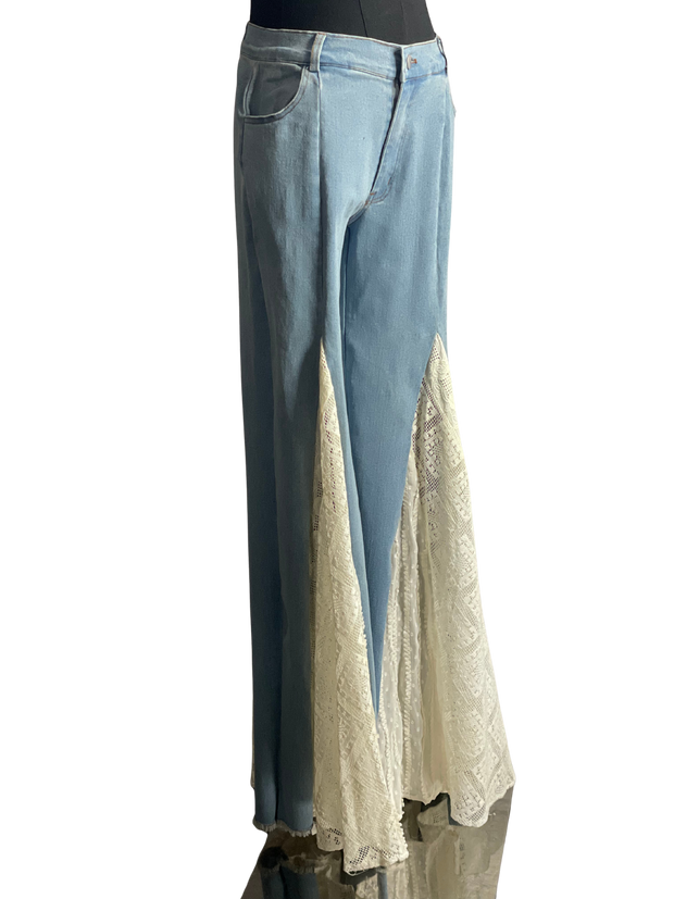 Lace Wide Leg Pant