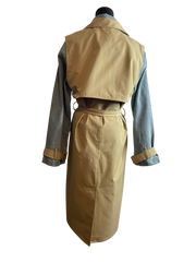 2 In 1 Denim Trench Coat