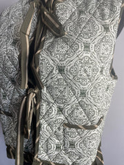 Quilted Olive Paisley Vest